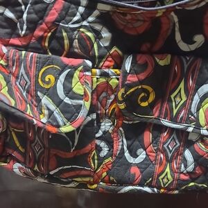 Vera Bradley Black and Red Quilted Bag